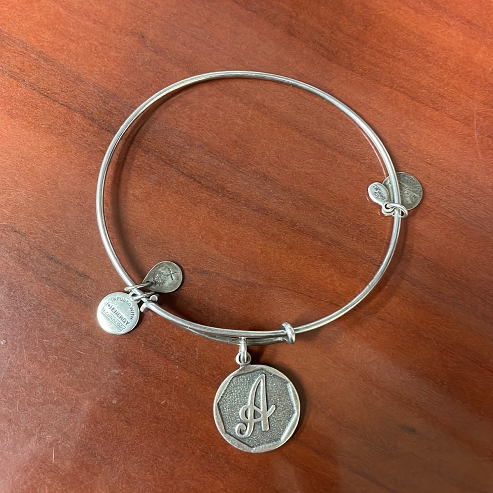 Alex and Ani bracelet Initial A preowned